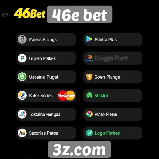 Métodos de pagamento disponíveis no 46e bet