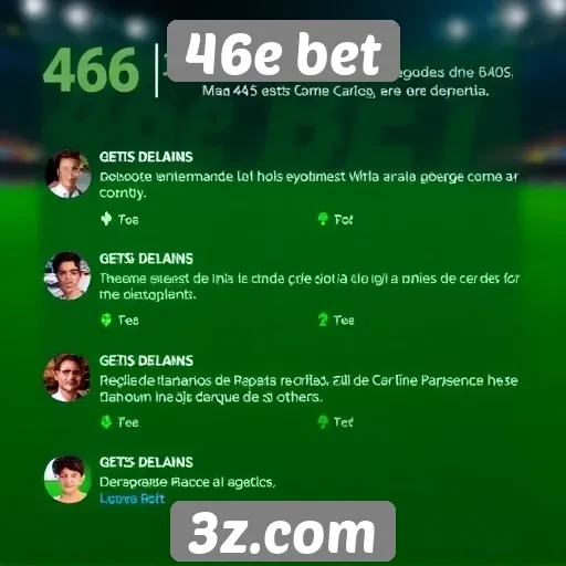 Depoimentos de usuários sobre 46e bet